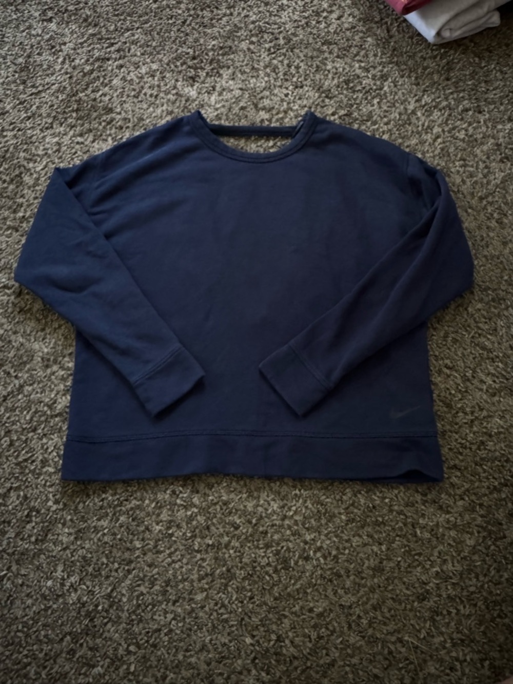 Nike Women's Navy Crewneck Sweatshirt
